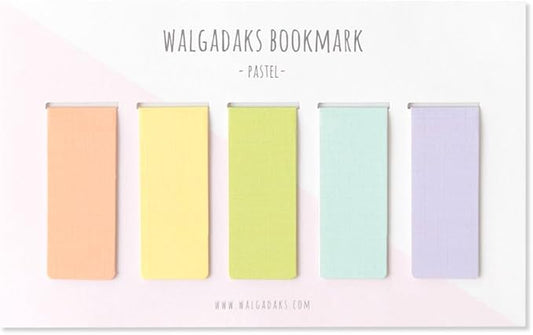 Monolike Magnetic Bookmarks Pastel, Set of 5