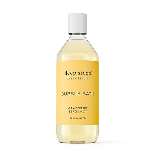 Deep Steep Bubble Bath 10 Ounce (Pack of 1) (10 Fl Oz (Pack of 1), Grapefruit Bergamot)