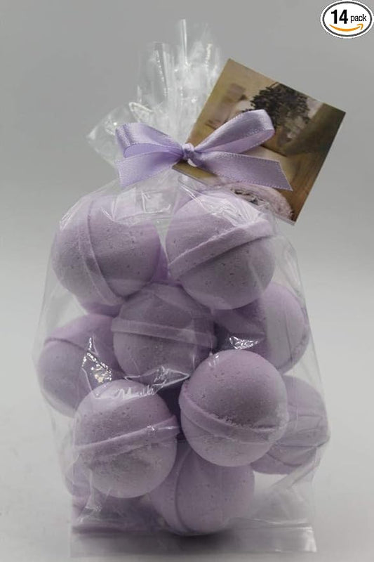 SpaPure LAVENDER CHAMOMILE Bath Bomb - 14 Bath Fizzies with Shea Butter, Ultra Moisturizing (12 Oz) ...Great for Dry Skin (Lavender Chamomile FBA)