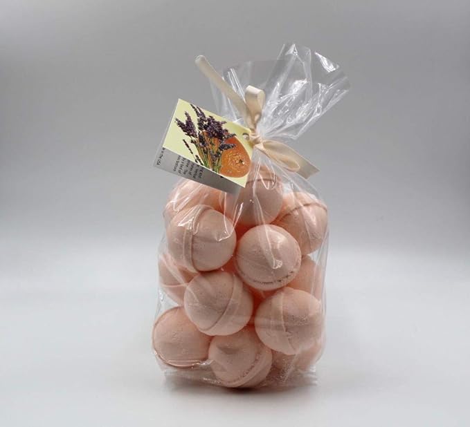 Spa Girl 14 Bath Bomb Fizzies with Shea Butter, Ultra Moisturizing (12 Oz) .Great for Dry Skin (Orange Dreamsicle)