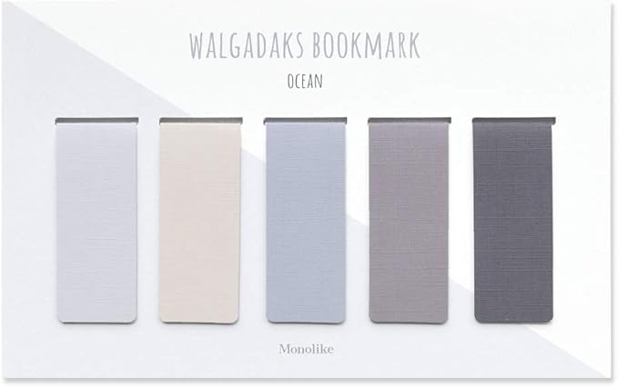Monolike Magnetic Bookmarks Ocean, Set of 5