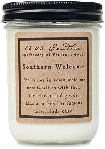 1803 Candles - 14 oz. Jar Soy Candles - (Southern Welcome)