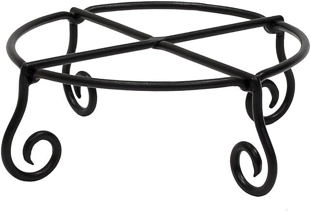 Achla Designs Piazza Flower Pot Plant Stand, Small,Black