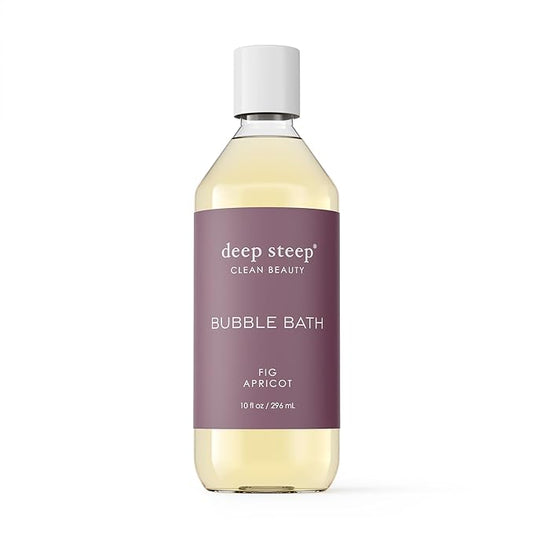 Deep Steep Bubble Bath 10 Ounce (Pack of 1) (10 Fl Oz (Pack of 1), Fig Apricot)