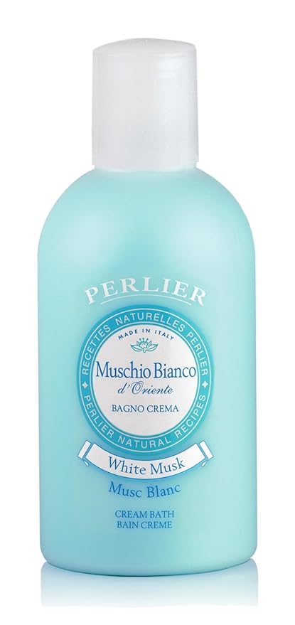 Perlier White Musk Bath Cream - Natural & Calming Aromatherapy Bubble Bath For Women And Men - Rich Foaming Formula Provides Deep Moisturization And Hydration For All Skin Types (16.9 Fluid Oz.)
