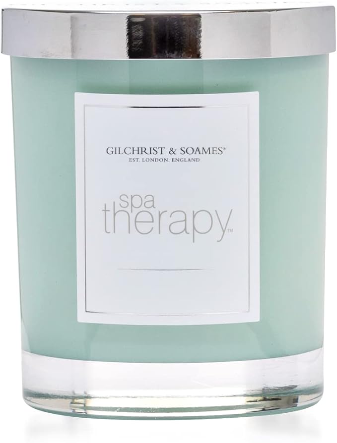 Gilchrist & Soames Spa Therapy Luxury Candle (8oz), Calming Scents of The Ocean - USA Poured, Coconut Oil and Soy Wax Blend, Cotton Wick