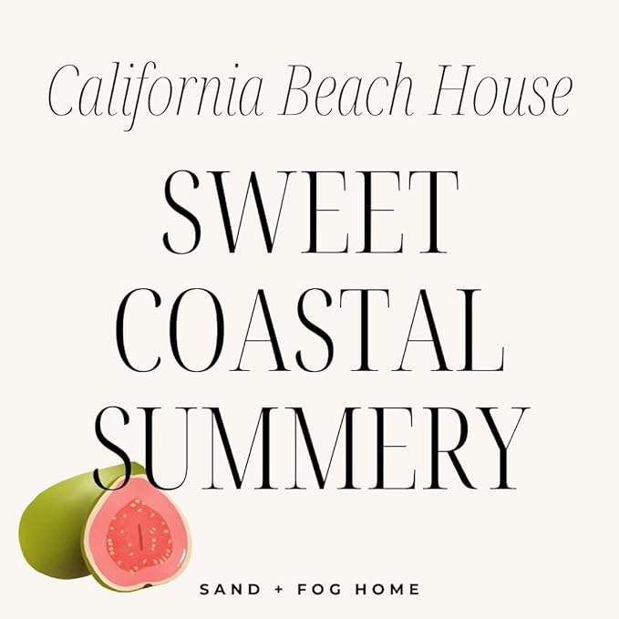 Sand + Fog California Beach House Reed Diffuser | Made with Essential Oils | Fill Your Home with The Your Favorite Luxurious Fragrance