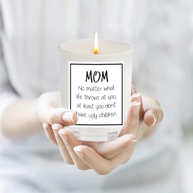 Gifts for Mom from Daughter Son, Funny Birthday & Mothers Day & Thanksgiving & Christmas Gifts(Vanilla)