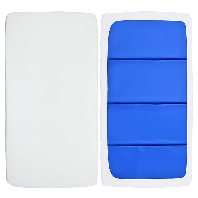 Nap Mat Sheet 10 Pcs, 24" x 48" x 4" Preschool or Day Care Rest Mat Sheet for ECR4Kids and KinderMat, Super Soft and Breathable Microfiber Baby Sheet for Boys and Girls, White