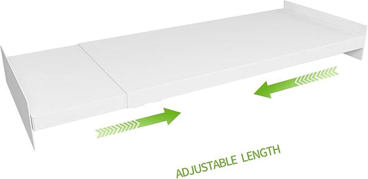 Expandable Closet Shelf Organizer, Adjustable Shelves Organizer, Storage Shelving Rack DIY Divider RV Separator for Cabinet Pantry Wardrobe Cupboard Kitchen, Small 1 Pack