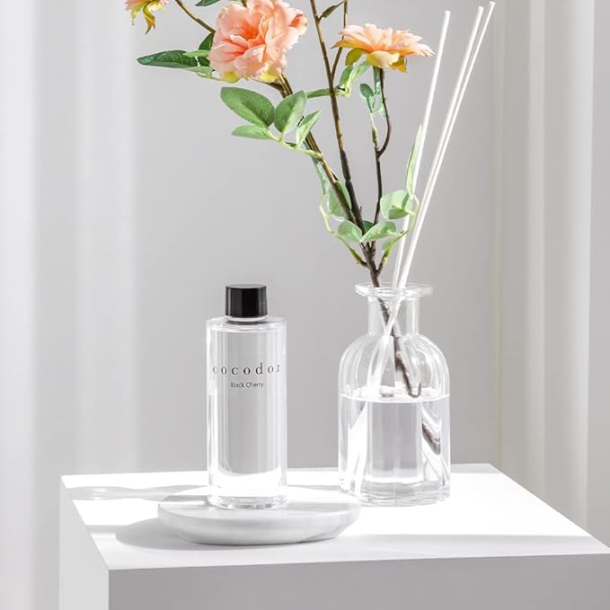 Cocod'or COCODOR Reed Diffuser Oil Refill/White Jasmine/6.7oz(200ml)/1 Pack/Aroma therapy, Home Fragrance, Scented Oils, Oils for Reed Diffuser, Office Décor, Decoration