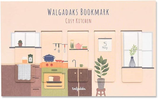 Monolike Magnetic Bookmarks Cosy Kitchen, Set of 5