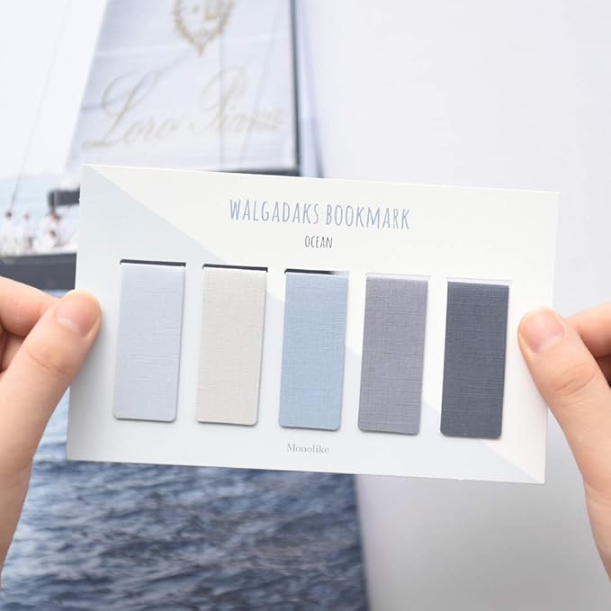 Monolike Magnetic Bookmarks Ocean, Set of 5