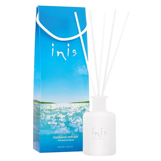 Inis The Energy of The Sea Fragrance Diffuser Set - Diffuser for Home - Reed Diffuser - Reed Diffuser for Home - Scent Diffuser for Home - Oil Diffuser - Essential Oil Diffuser - 3.3 Fluid Ounce