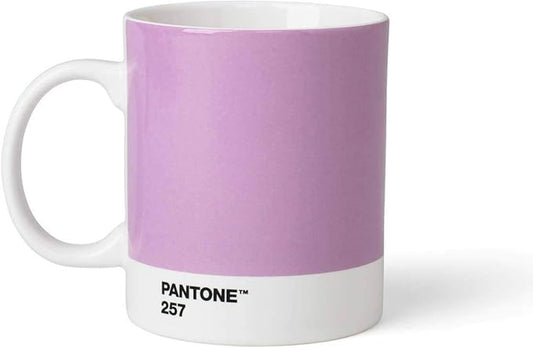 Pantone Porcelain Mugs 375 ml, Porcelain, Light Purple 257, 8.4 x 8.4 x 12.1 cm, 101030257