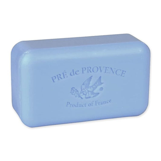 Pre de Provence Artisanal Soap Bar, Natural French Skincare, Enriched with Organic Shea Butter, Quad Milled for Rich, Smooth & Moisturizing Lather, Starflower, 5.3 Ounce