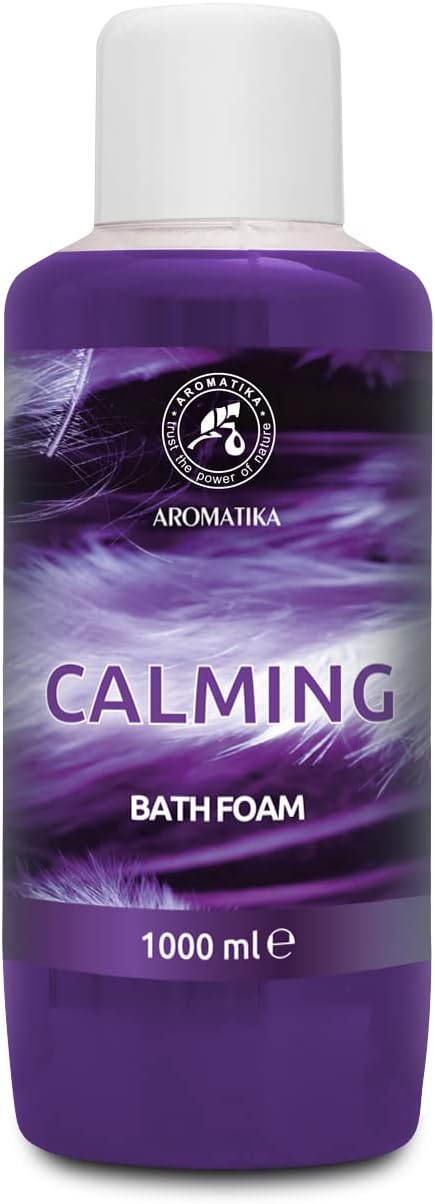 Bath Foam Calming - 34 Fl Oz (1000ml) - Body Care - Good Sleep - Beauty - Bathing - Body Care - Wellness - Relax - Aromatherapy - Spa - Bubble Baths