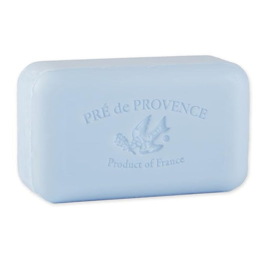 Pre de Provence Artisanal Soap Bar, Natural French Skincare, Enriched with Organic Shea Butter, Quad Milled for Rich, Smooth & Moisturizing Lather, Ocean Air, 5.3 Ounce