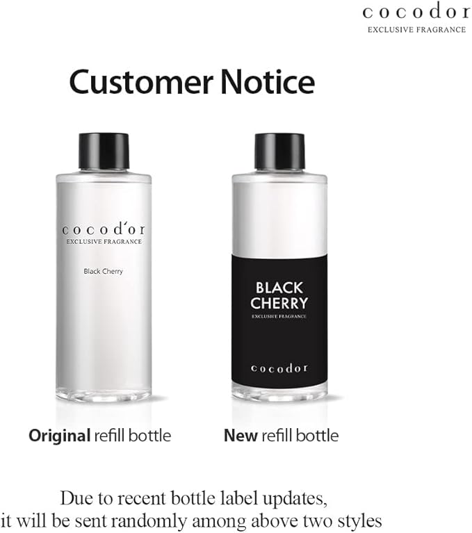 Cocod'or COCODOR Reed Diffuser Oil Refill/White Jasmine/6.7oz(200ml)/1 Pack/Aroma therapy, Home Fragrance, Scented Oils, Oils for Reed Diffuser, Office Décor, Decoration