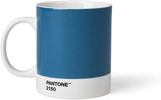 Pantone Mug, Coffee/Tea Cup, fine China (Ceramic), 375 ml, Blue, 2150 C, 1 Count (Pack of 1)