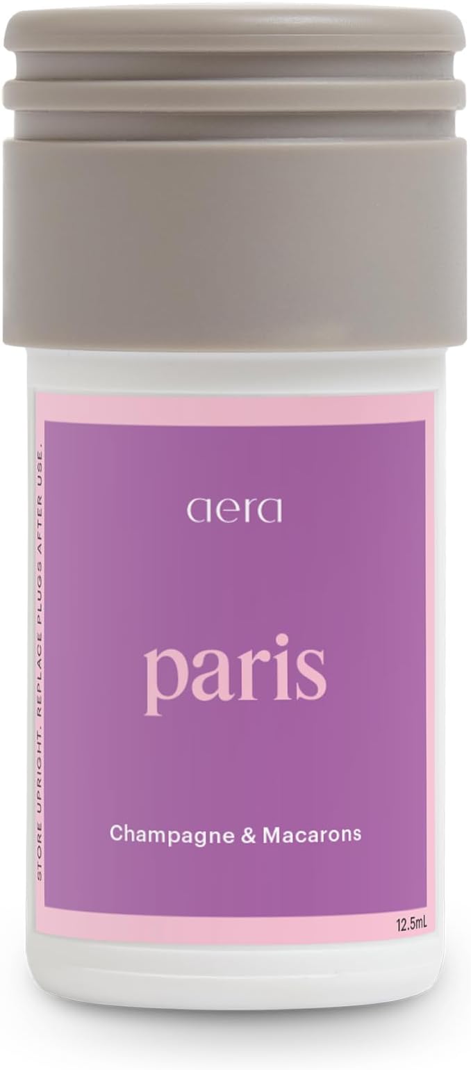 Aera Mini Destinations Paris - Essential Oil for Home – Sweet and Floral Fragrance - Notes of Champagne and Macarons - Scent Refill - Capsule Size Works with Mini Diffuser