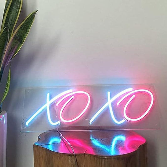 Neon Light Sign LED XOXO Night Lights USB Operated Decorative Marquee Sign Bar Pub Store Club Garage Home Party Decor