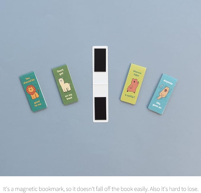 Monolike Magnetic Bookmarks Story Town Ver.1, Set of 5