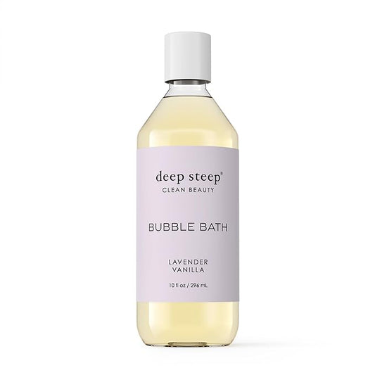 Deep Steep Bubble Bath 10 Ounce (Pack of 1) (10 Fl Oz (Pack of 1), Lavender Vanilla)