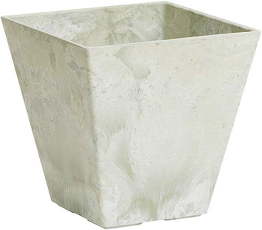ArtStone 35126 Ella Square Planter, 12-Inch, Mint