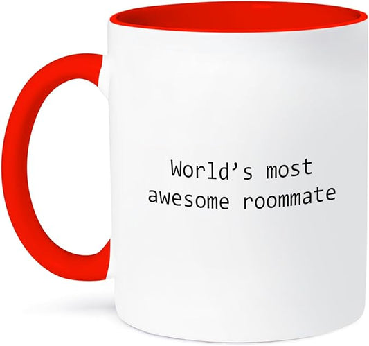 3dRose Mug, 15oz, Red/White