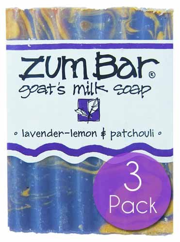 Zum Bar Goat's Milk Soap - Lavender-Lemon & Patchouli - 3 oz - 3 Pack
