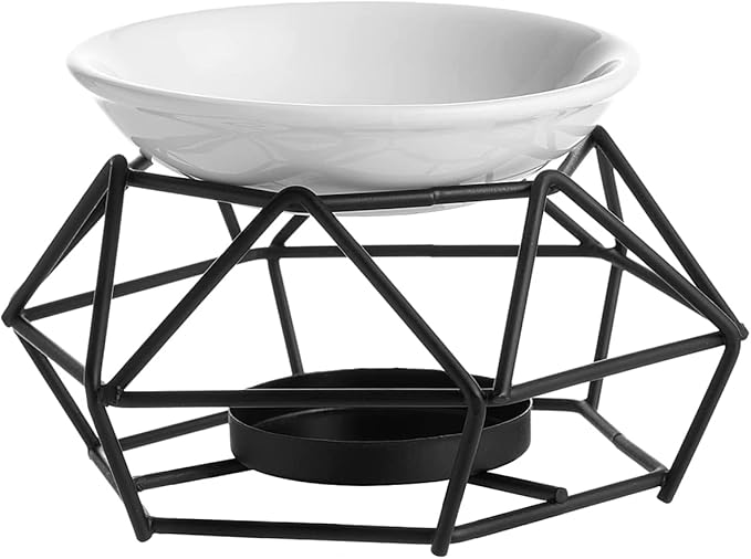 Wax Oil Burner Metal | Oil Wax Melt Burner | Canlde Tealight Holder | Scented Diffuser | Spiriual Gifts for Home Decoration