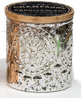 Lotion Candle - Champagne and Berries Scented Massage Candles for Self Care, 5 Oz. Soy Wax Candle with Essential Oil Blends, Coconut Oil, and Vitamin E, 35 Hour Burn Time