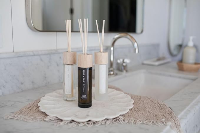 Sand + Fog Ocean Mist Reed Diffuser | Made with Essential Oils | Fill Your Home with The Your Favorite Luxurious Fragrance