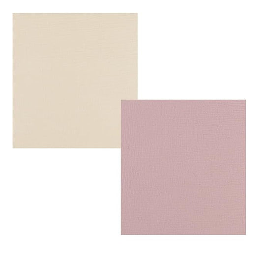 Muslin Square Playard/Playpen Fitted Sheets, Perfect for 36 X 36 Inch Portable Playard Soft 100% Cotton Beige & Blush