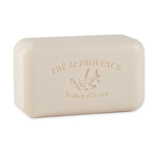 Pre de Provence Artisanal Soap Bar, Natural French Skincare, Enriched with Organic Shea Butter, Quad Milled for Rich, Smooth & Moisturizing Lather, Amande, 5.3 Ounce