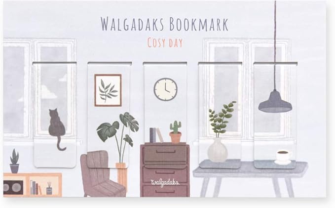Monolike Magnetic Bookmarks Cosy Days, Set of 5