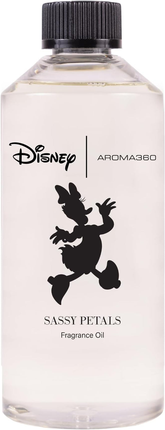 Aroma360 | Disney | Sassy Petals Fragrance Oil Blend | Daisy Duck | Luxury Aromatherapy Scent Diffuser Oil | Bergamot, Rose and Amber 16.9 fl oz, 500 mL