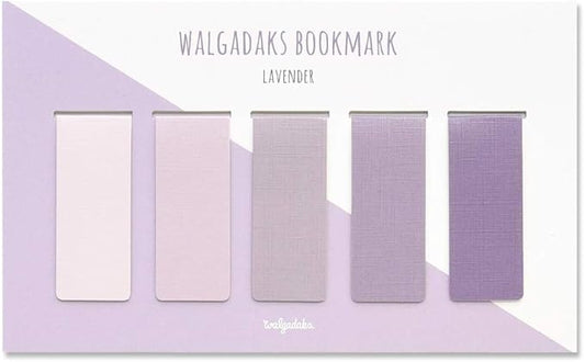 Monolike Magnetic Bookmarks Lavender, Set of 5