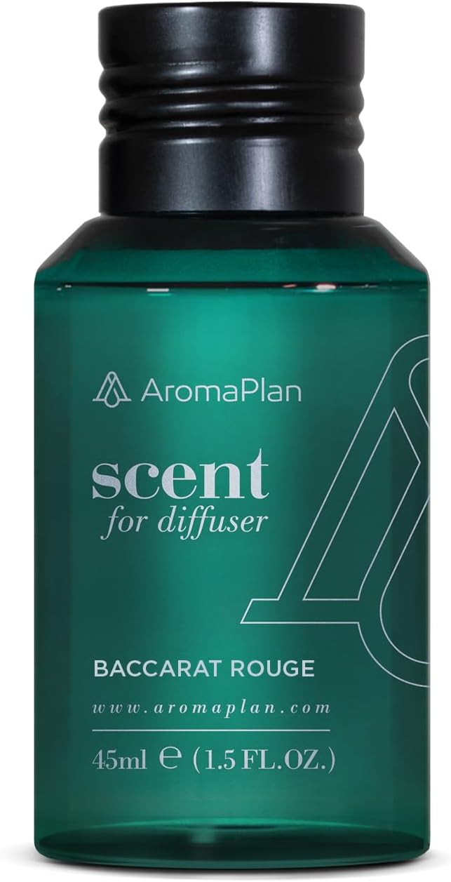 Aromaplan Hotel Scents Inspired by Baccarat Rouge, 1.5 Fl Oz (45 ml)- Home Luxury Aroma & Hotel Fragrance Essential Oil for Aromatherapy- USA Made, Bolder Aroma & Longer Lasting