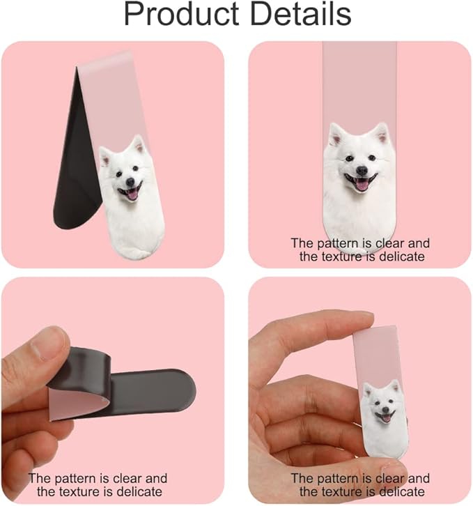 Magnetic 30PCS Cute Magnet Bookmark Clips for Women, Men, Kids, Teachers & Pets