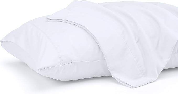 Utopia Bedding King Standard Pillow Cases - 2 Pack - Envelope Closure - Soft Brushed Microfiber Fabric - Shrinkage and Fade Resistant Pillow Covers 20 X 36 Inches (King Standard, White)