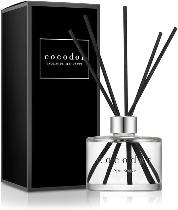 COCODOR Signature Reed Diffuser/Savon / 6.7oz / Scent Diffuser with Sticks Home Fragrance Reed Diffuser for Bathroom Shelf Decor