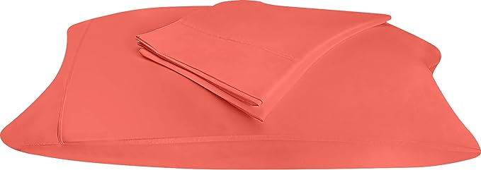 Utopia Bedding Queen Pillow Cases - 2 Pack - Envelope Closure - Soft Brushed Microfiber Fabric - Shrinkage and Fade Resistant Pillow Covers 20 X 30 Inches (Queen, Coral)
