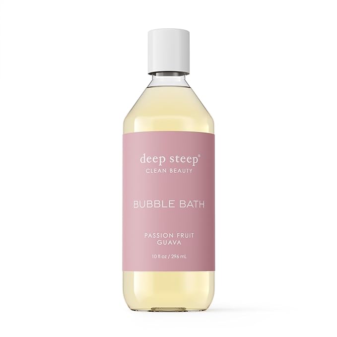 Deep Steep Bubble Bath 10 Ounce (Pack of 1) (10 Fl Oz (Pack of 1), Passion Fruit Guava)