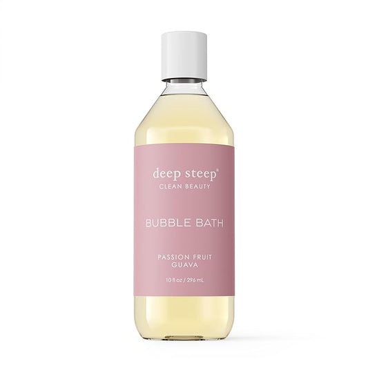 Deep Steep Bubble Bath 10 Ounce (Pack of 1) (10 Fl Oz (Pack of 1), Passion Fruit Guava)