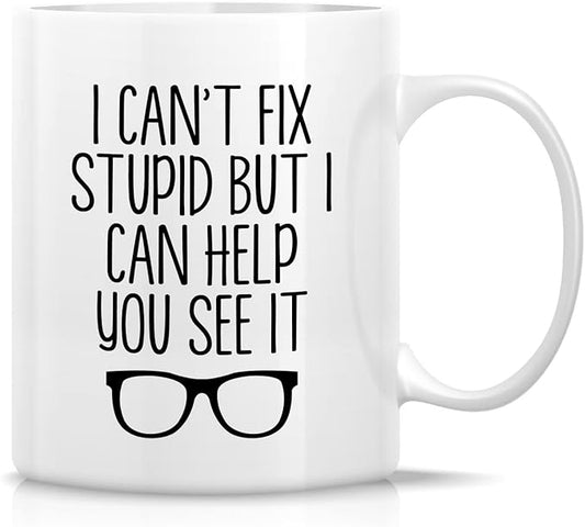 Retreez Funny Mug - Ophthalmologist Eye Doctor Ophthalmology Optometrist 11 Oz Ceramic Coffee Mugs - Funny Sarcasm Motivational Inspirational birthday gift for women men friend coworker him her bestie