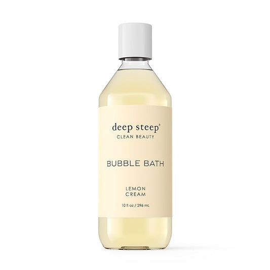 Deep Steep Bubble Bath 10 Ounce (Pack of 1) (10 Fl Oz (Pack of 1), Lemon Cream)