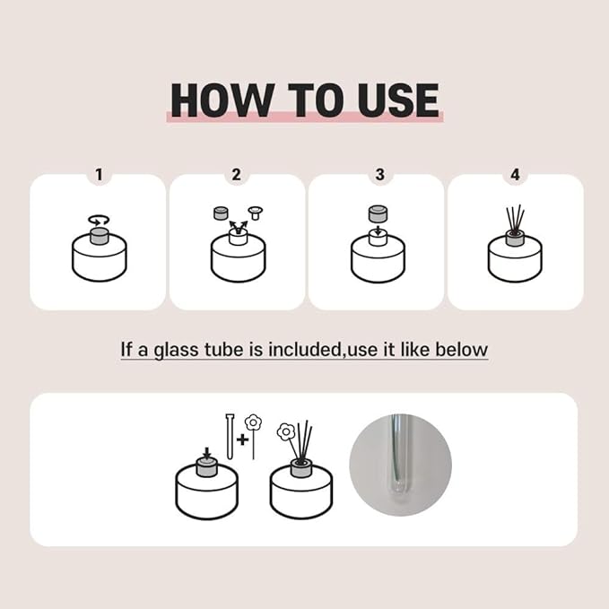 Cocodor Signature Reed Diffuser / Pure Cotton / 6.7oz(200ml) / 2 Pack/Reed Diffuser, Reed Diffuser Set, Oil Diffuser & Reed Diffuser Sticks, Home Decor & Office Decor, Fragrance and Gifts