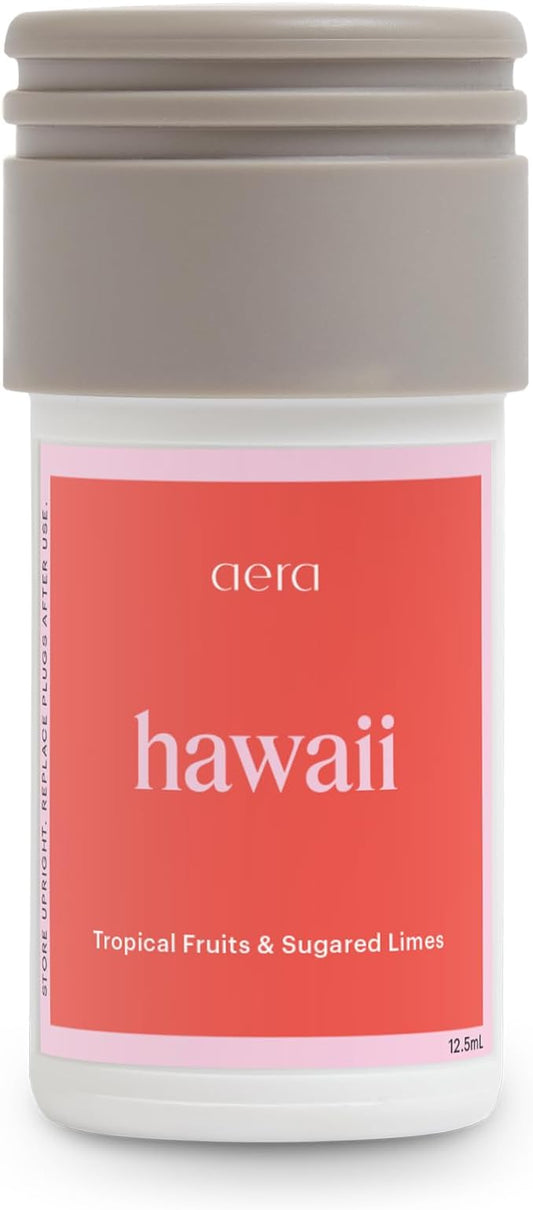 Aera Mini Destinations Hawaii - Essential Oil for Home – Relaxing Vacation Fragrance - Notes of Tropical Fruits and Sugared Limes - Scent Refill - Capsule Size Works with Mini Diffuser